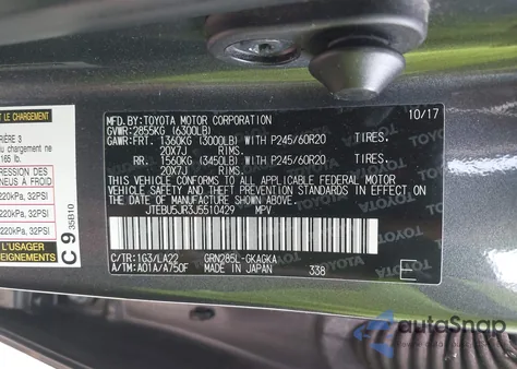 2018 Toyota 4Runner Sr5 Prem/Ltdl/Trail/Trd z USA, uszkodzony, nr VIN JTEBU5JR3J5510429